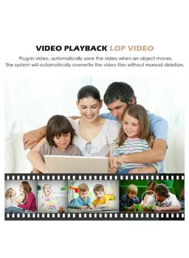 Wireless Light Bulb Camera 1080P