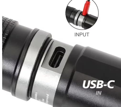 91309 Flashlight Rechargeable (1000lm)