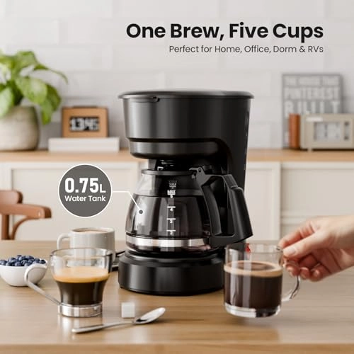 5 Cup - 0.75L Manual Anti-Drip