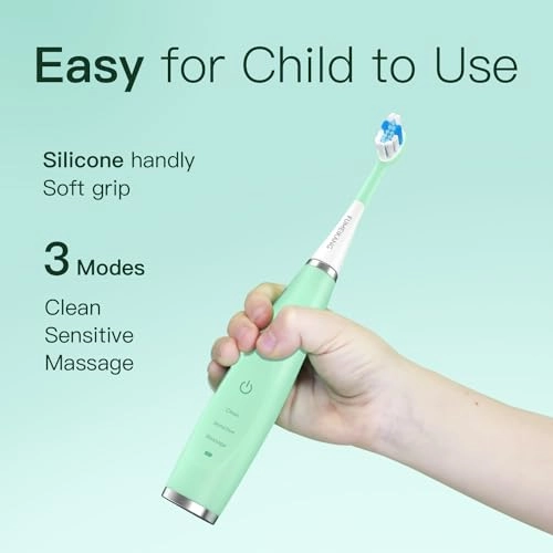 Kids Electric Toothbrushes - Sonic Rechargeable Smart Timer