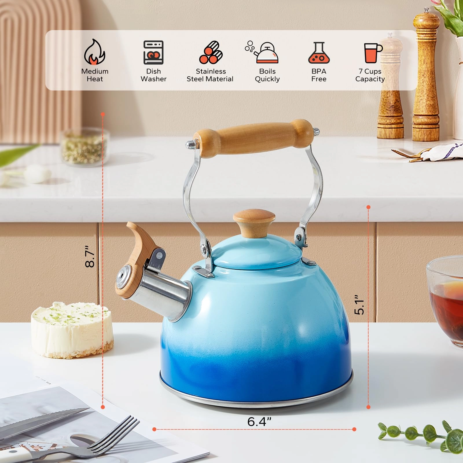 Tea Kettle - 1.5 Liter