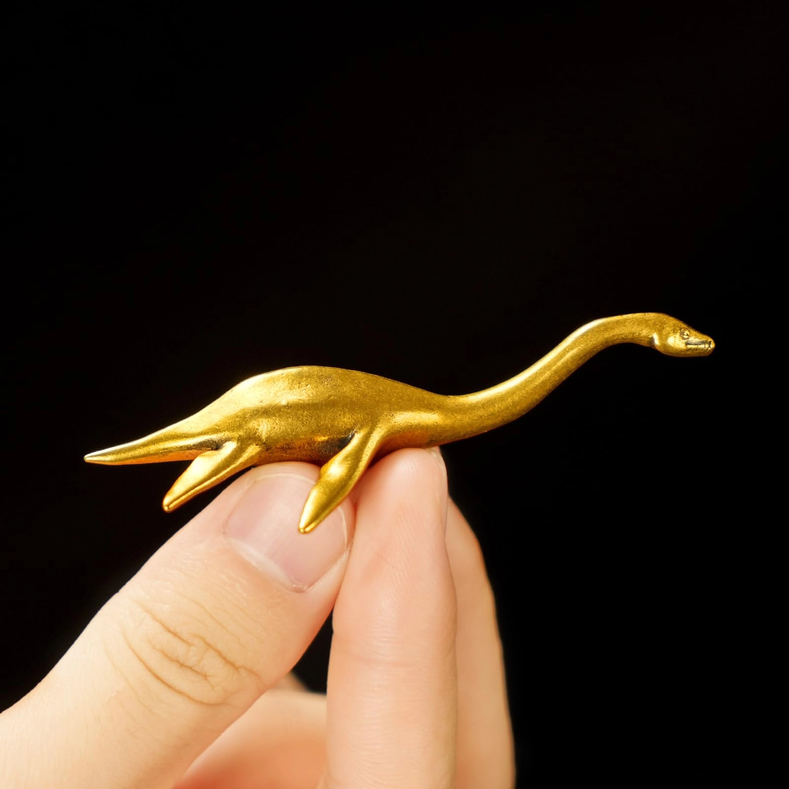 chovy Loch Ness Monster Statue - Brass