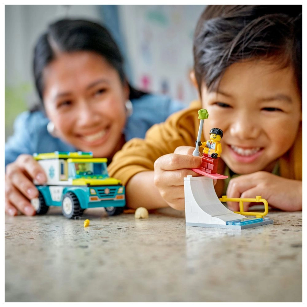 LEGO City Emergency Ambulance and Snowboarder (60403)