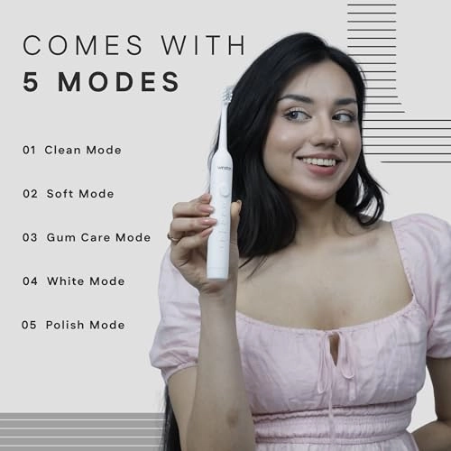 Sonic Toothbrush - Rechargeable 5 Cleaning Modes IPX8 Waterproof