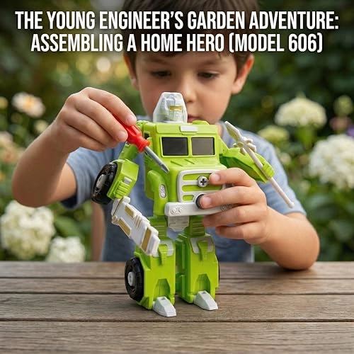 606 Diy Disassembly Robot Hero - 2-in-1 Teal