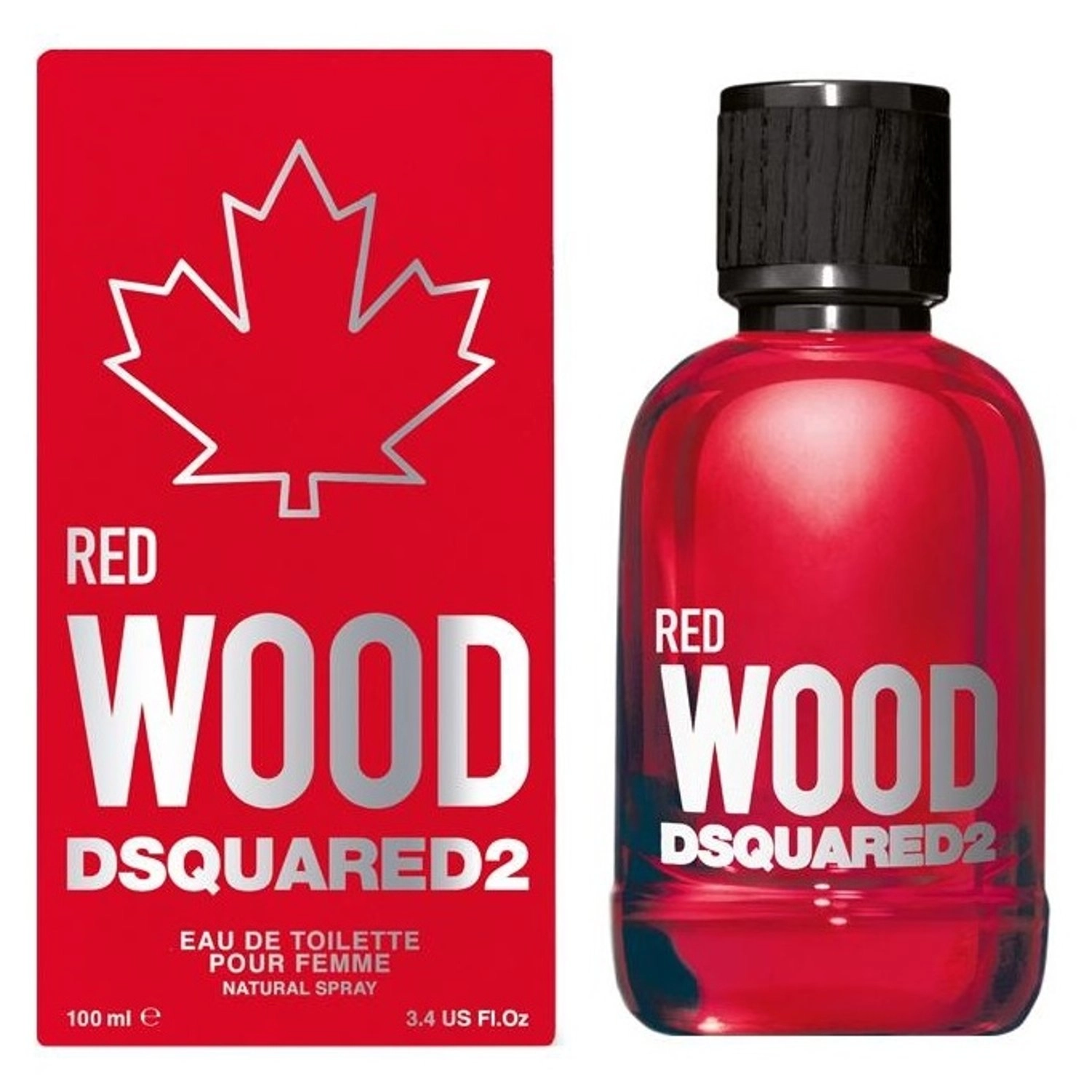 Dsquared2 Wood Red - Eau de Toilette 100 ml + Lipstick
