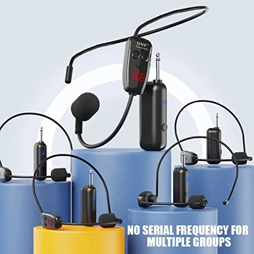 UHF Wireless Microphone Headset - 2 UHF