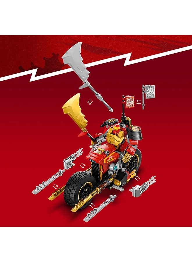 NINJAGO Kai’s Mech Rider EVO (71783) - Upgradable ninja motorbike Mech action figure