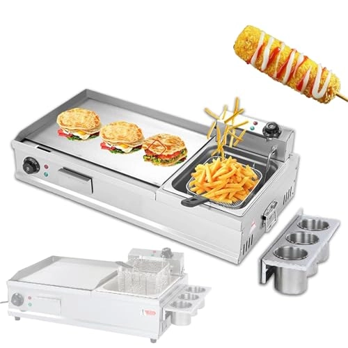 Electric Griddle - 35 x 40cm Deep Fryer