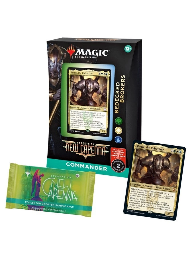 Magic: the Gathering Streets Of New Capenna Commander Deck - Bedecked Brokers + Collector Booster Sample Pack