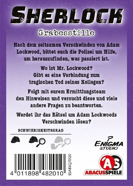 Sherlock Grave Silence - Card Game (German)