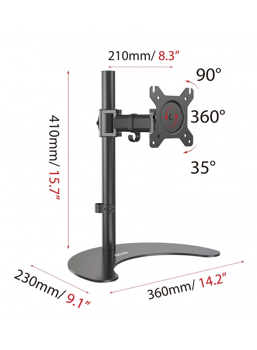 Gaming Monitor Table Arm - 13" to 27" VESA 75x75/100x100