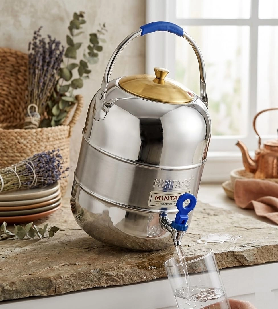 Water Container - 4.8L + Water Bottle - 1L