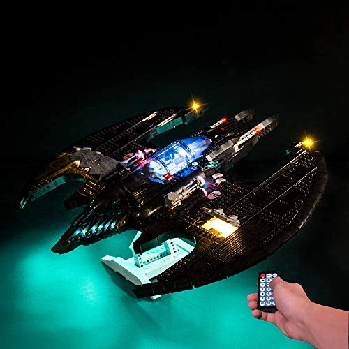 RC LED Light Kit - Lego Batwing 1989 76161 with Remote Control