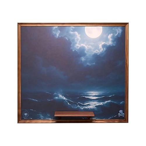 Wall Mount Display Stand - Compatible with 10365 Walnut wood