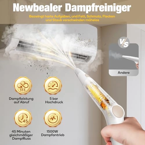 Steam Cleaner - 5 bar 1.5L