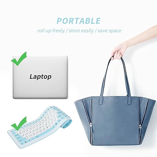 Foldable Silicone Keyboard - Wired