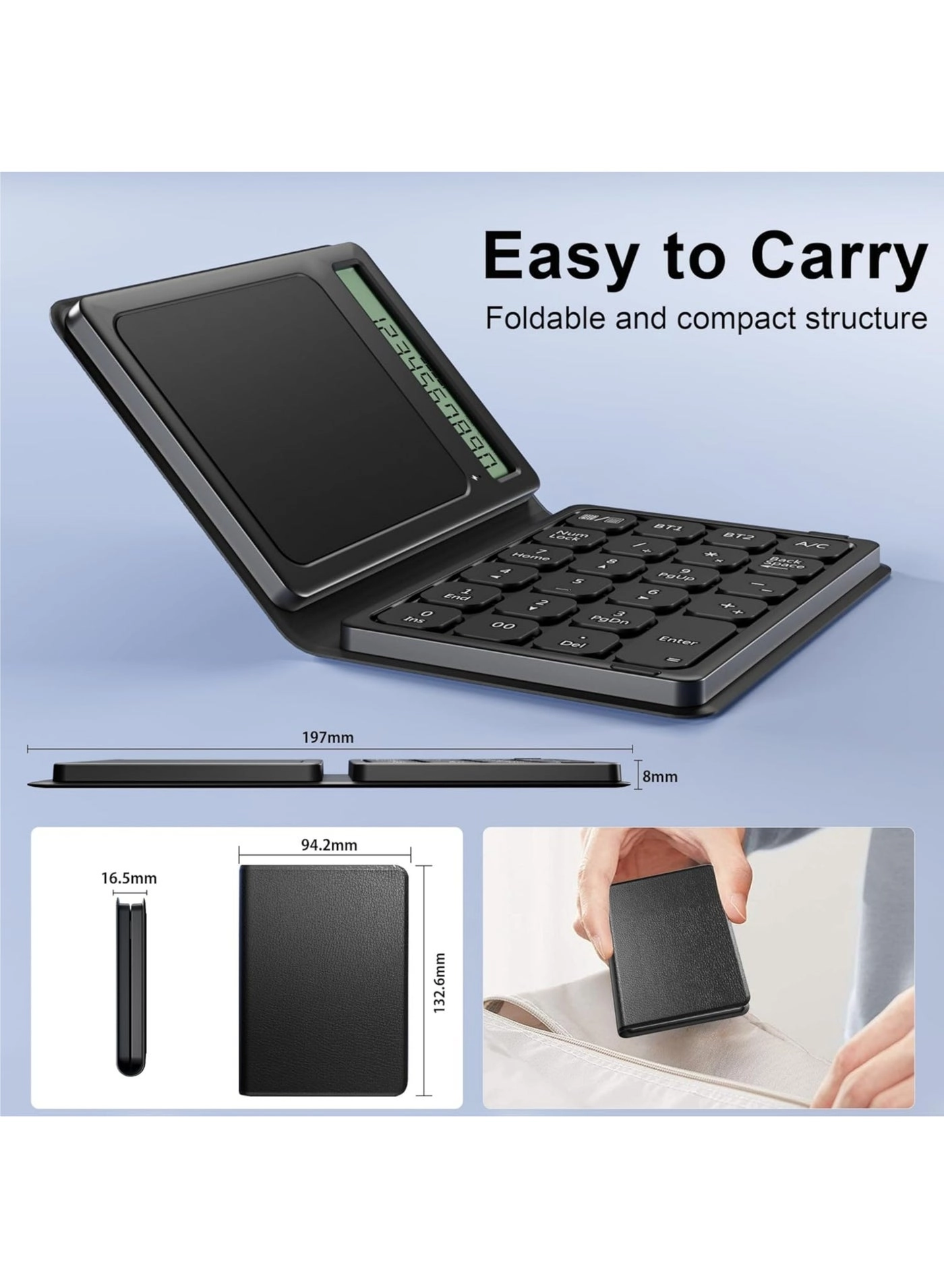 Rock Keyboard - Bluetooth Foldable 23-key