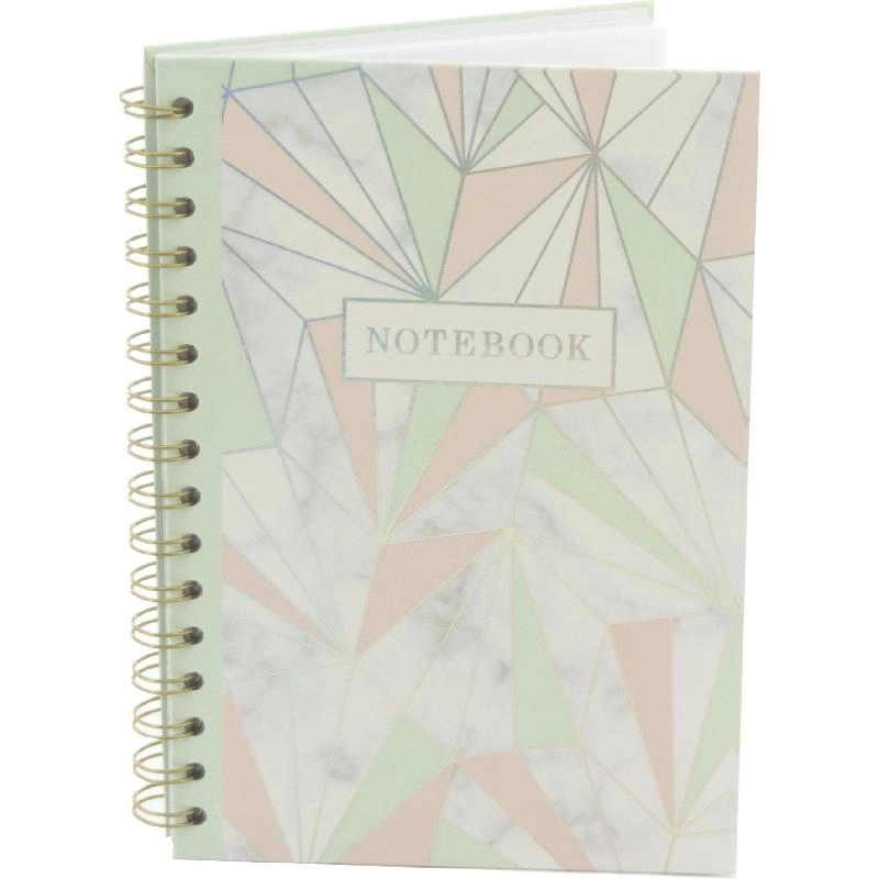 Notebook 19 X 26 cm Spiral - Grid 100 Sheets