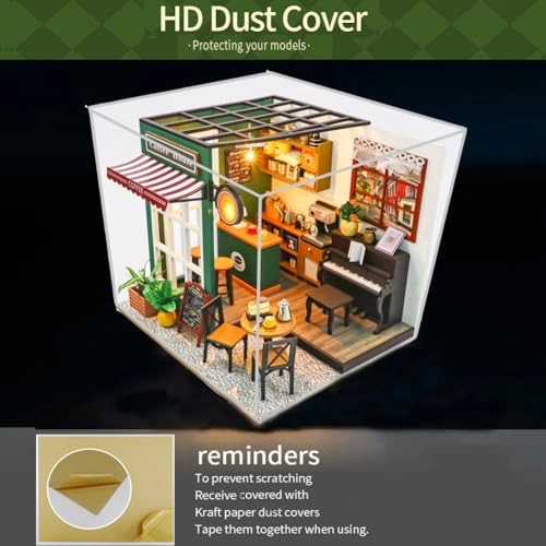 DIY House Craft Kit - Without Dust Cover Paper Wood