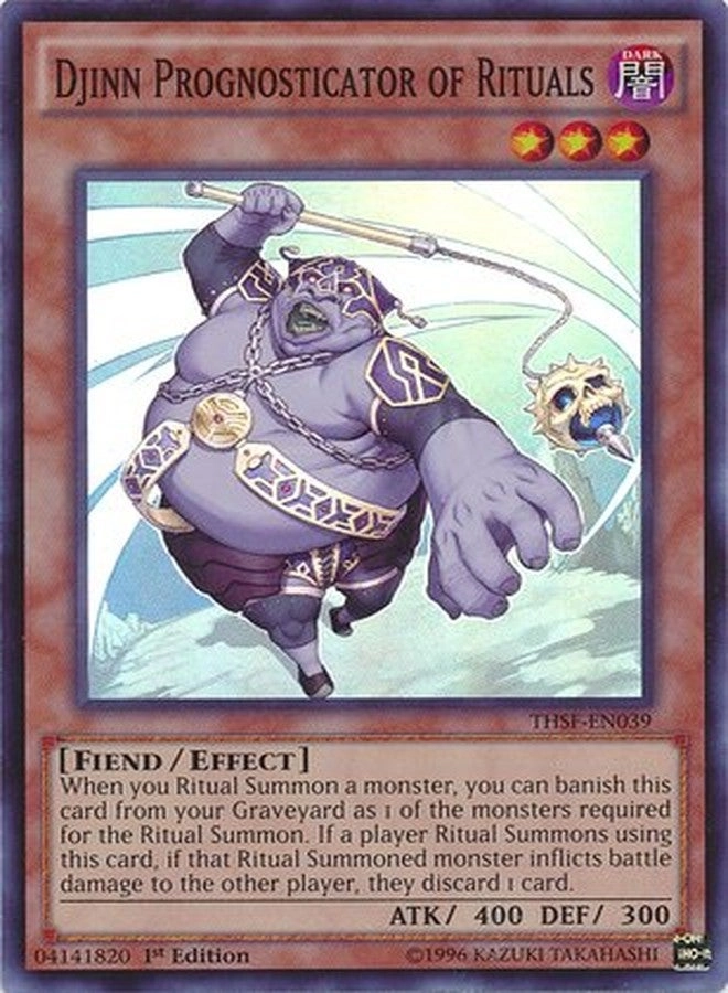 Yu-Gi-Oh! Djinn Prognosticator or Rituals THSF-EN039 - 1st Edition