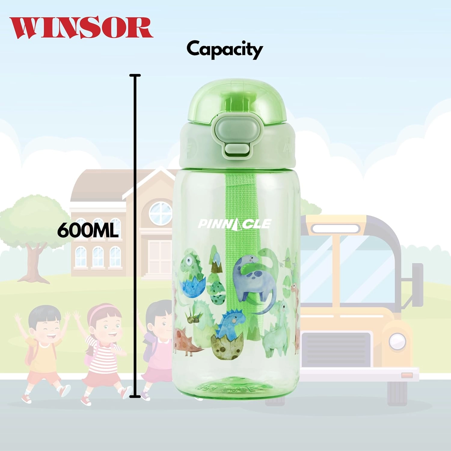 Promist Water Bottle - 600 ml Straw
