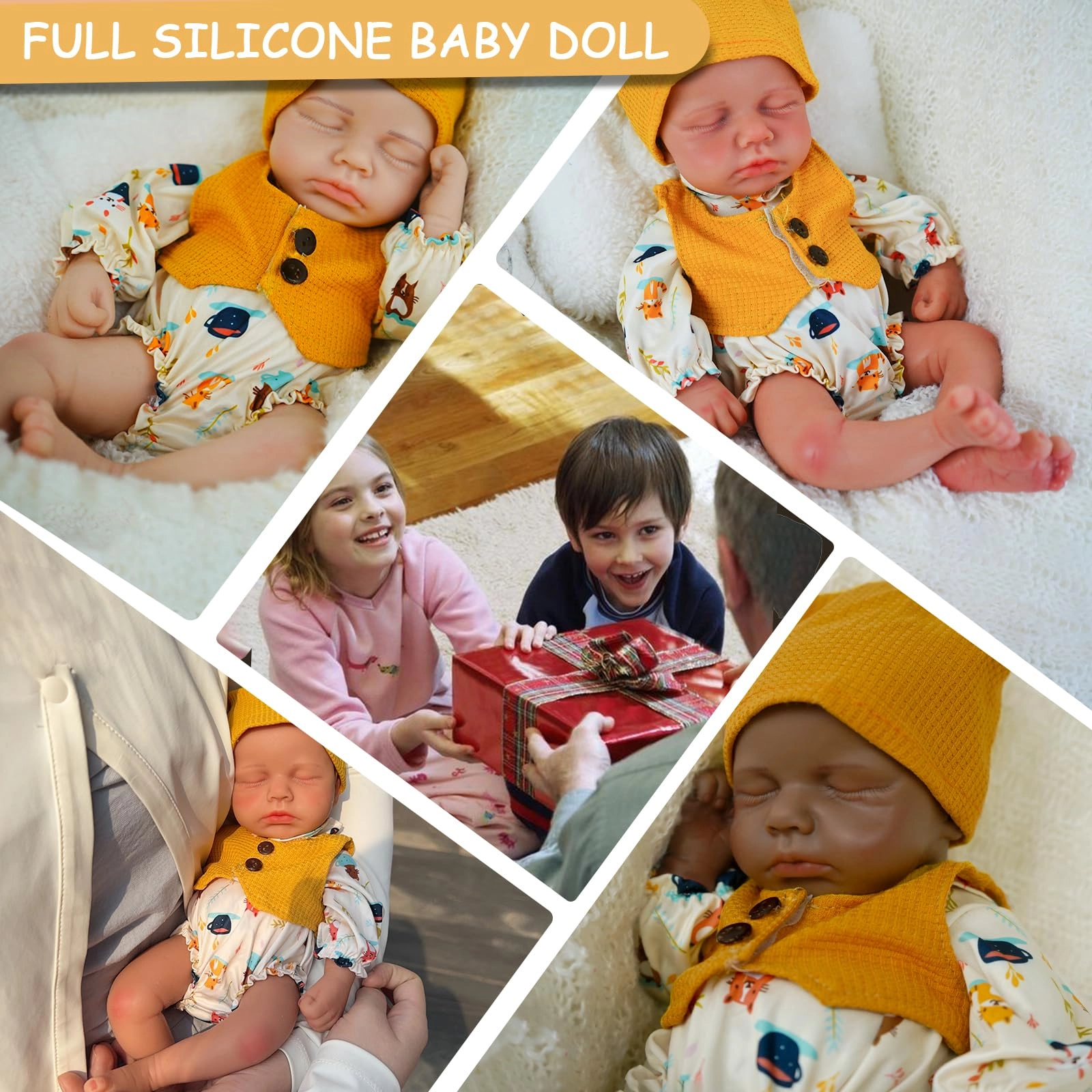Reborn Baby Doll - 12 inch Full Body Silicone Baby Boy