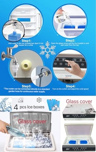 Remote Evaporative Air Cooler - 60 Liters