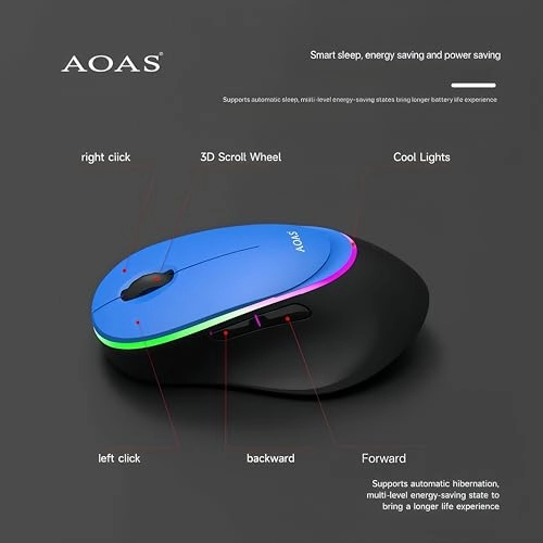 Wireless Mouse - Bluetooth & 2.4G