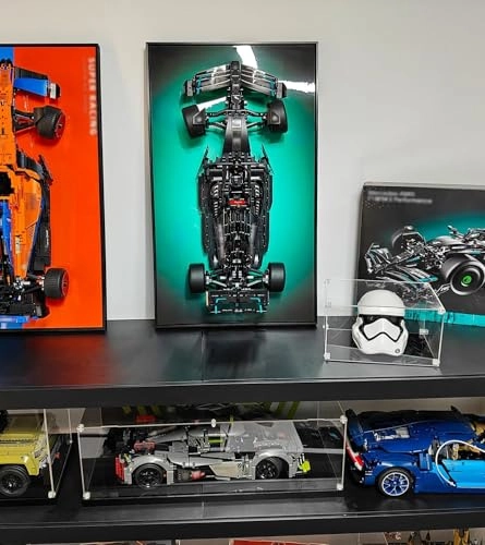Wall Display Board for LEGO Technic Mercedes AMG F1 W14 E 42171 - aluminium alloy frame