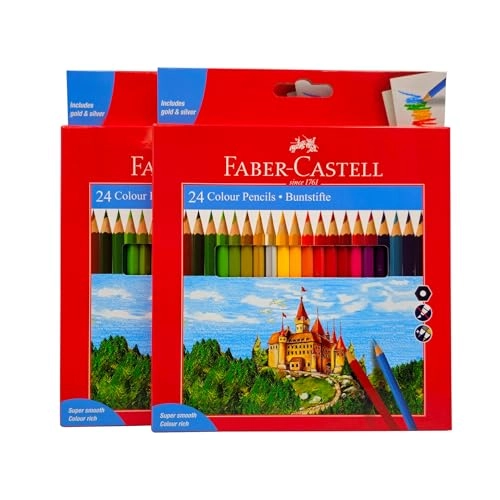 Classic Coloured Pencils - 24 Pcs
