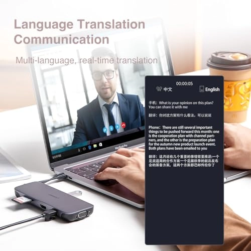 AI Translation Glasses - 110+ Languages Bluetooth