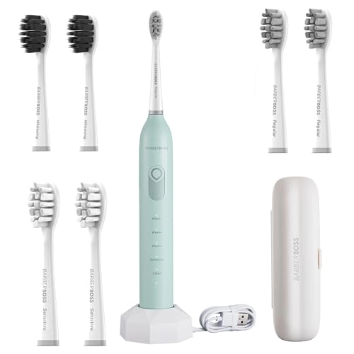 QR-7537 - Electric Toothbrush 6 Brush Heads Sonic
