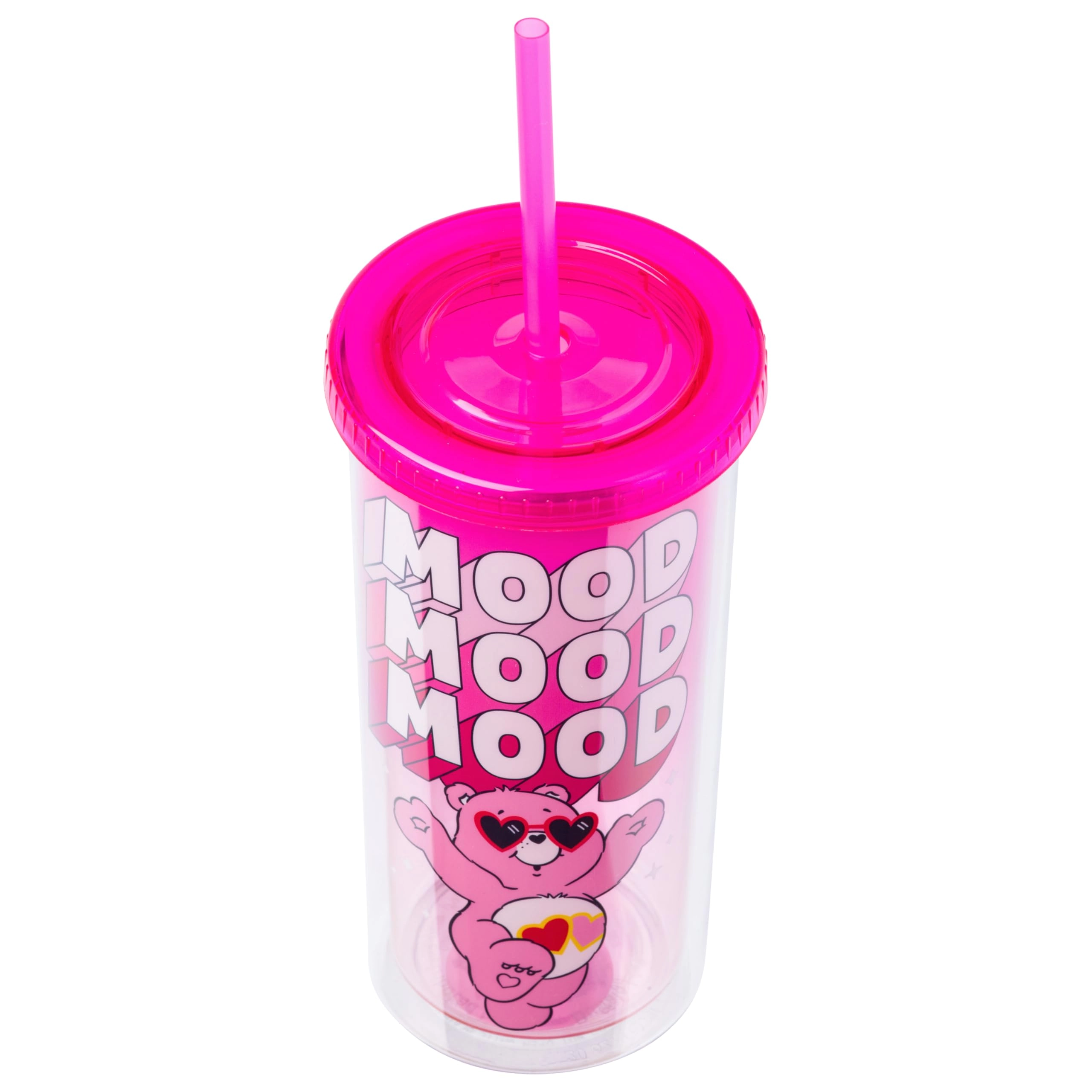 Care Bears Love-A-Lot-Bear Mood Reusable Cup - 1 pcs Glitter