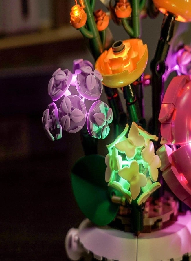 LED Lighting - Compatible with Lego 40762 Mixed Flowerpot