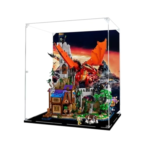 LEGO Figures Display Box (21348) - Dungeons & Dr-agons: Red Dr-agon's Tale