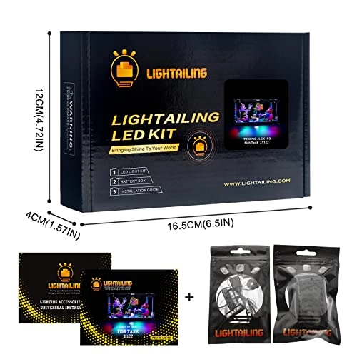 Led Light Compatible With Lego 31122 Creator Fish Tank - USB light kit Battery box