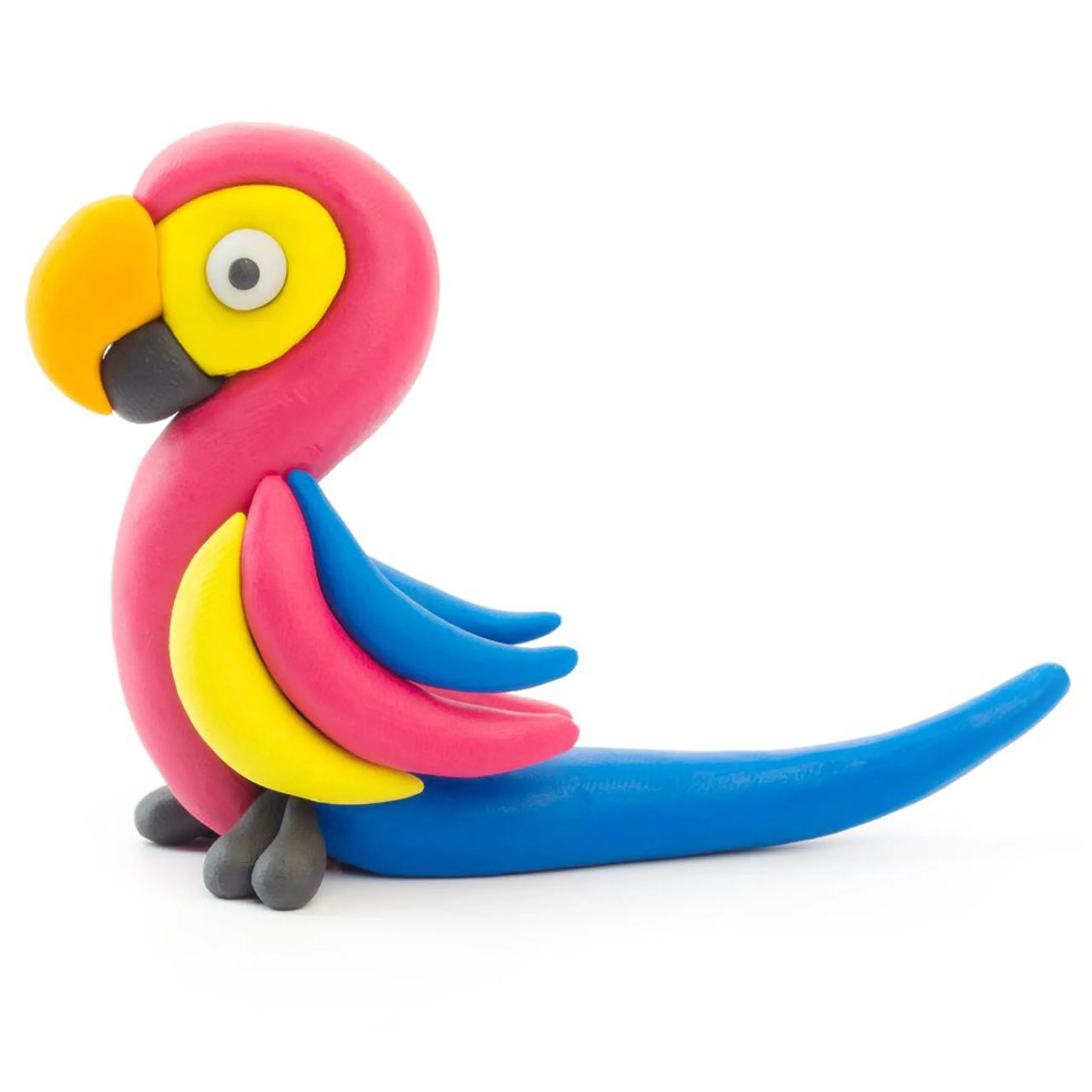 DIY Birds Plastic Modelling Air Dry Clay Kit - 340g 6pcs.