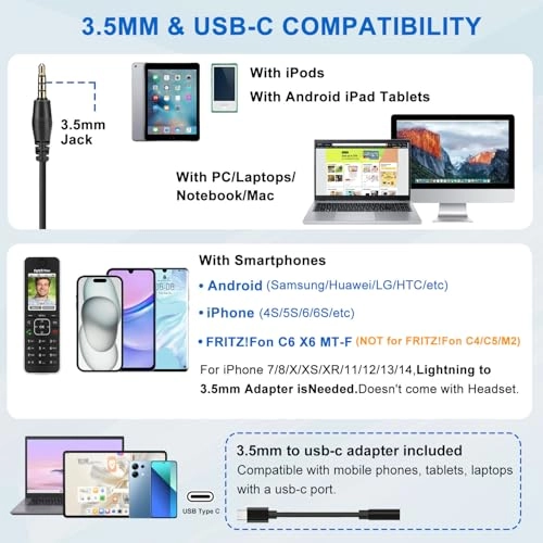 C802EC1 Wired Headset