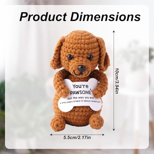 Pug Positive 10 cm Crochet