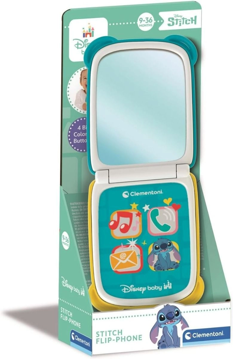 Disney Baby Stitch Flip Phone - 9 Months
