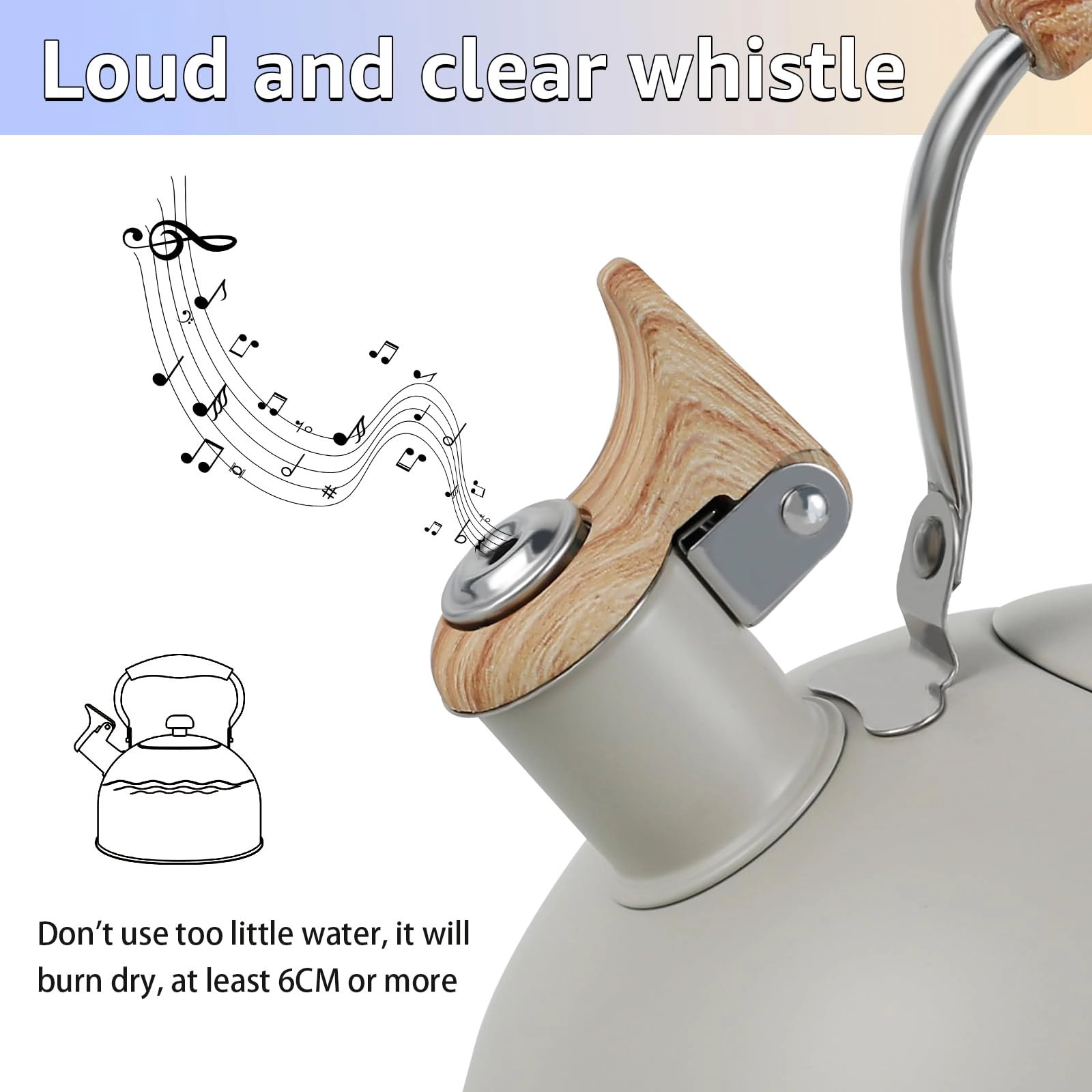 Whistling Kettle - 2.5 litres