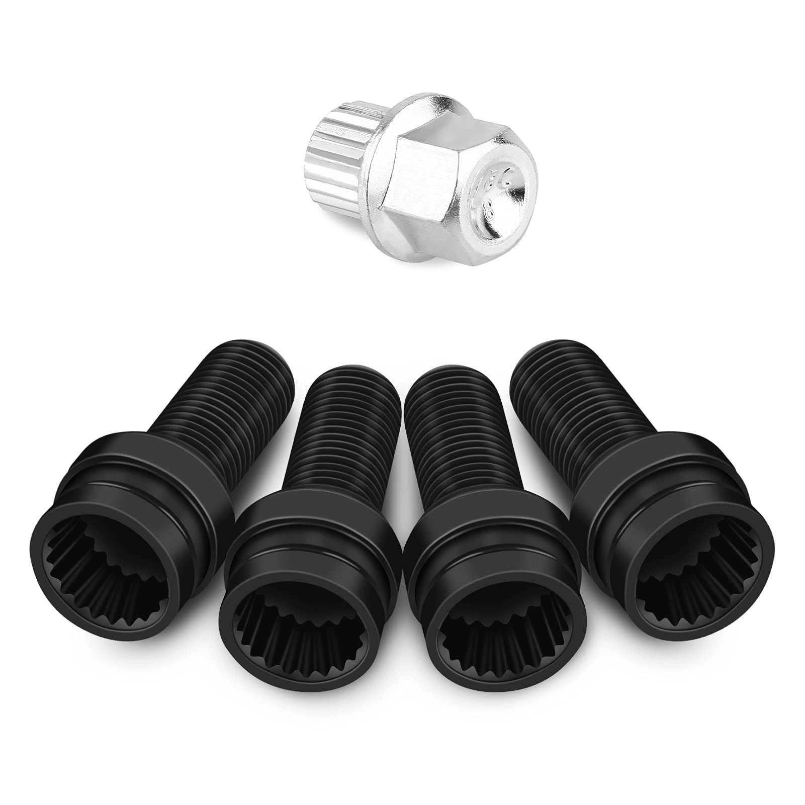 Yosoo Health Gear Lock Lug Nut Set - 27.5mm M 14