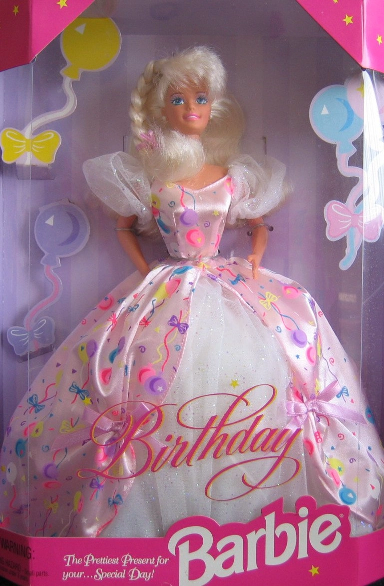 Mattel Birthday Barbie Doll - 11.5" tall Ages 3+