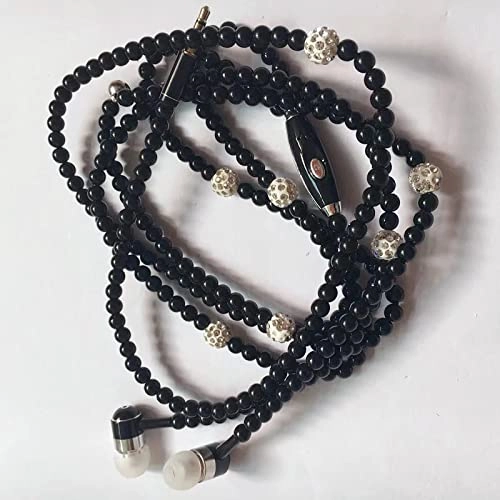 Pearl Necklace Earphones Wired Headphone