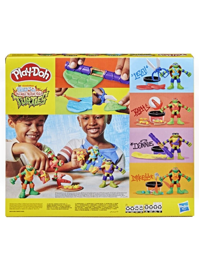 Play-Doh Donatello + Leonardo + Michelangelo + Raphael - Teenage Mutant Ninja Turtles (G0556)