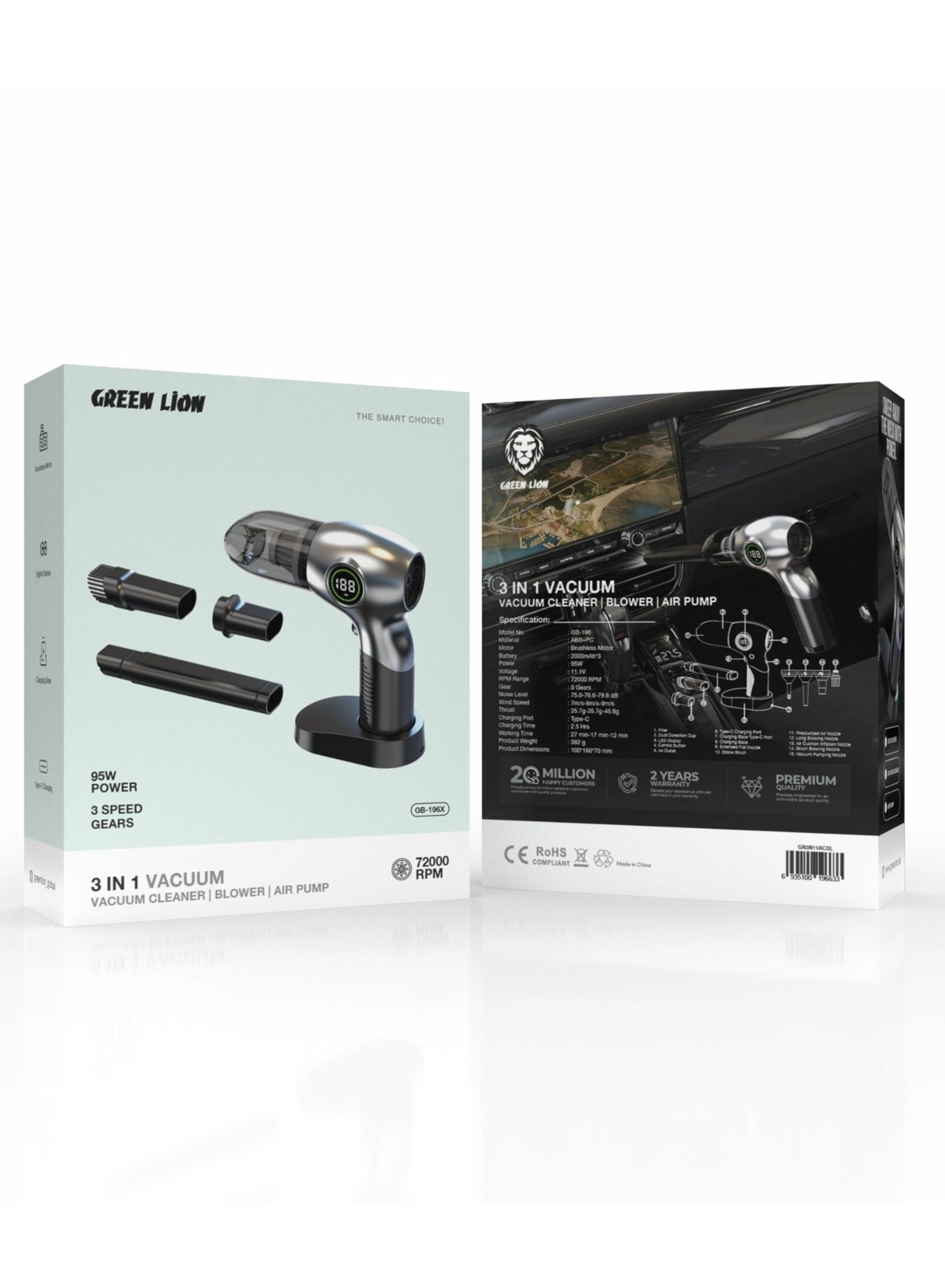 3 In 1 Vacuum Cleaner (GN3N1VACSL)