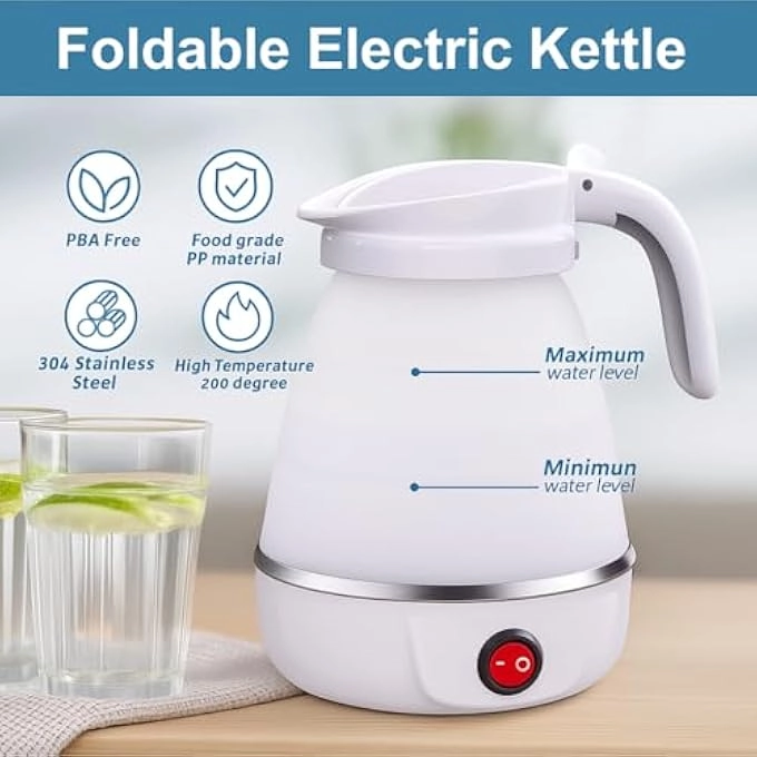 Foldable Collapsible Electric Kettle