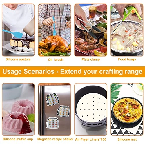 Fryer Silicone Pot - Stainless Steel + Silicone