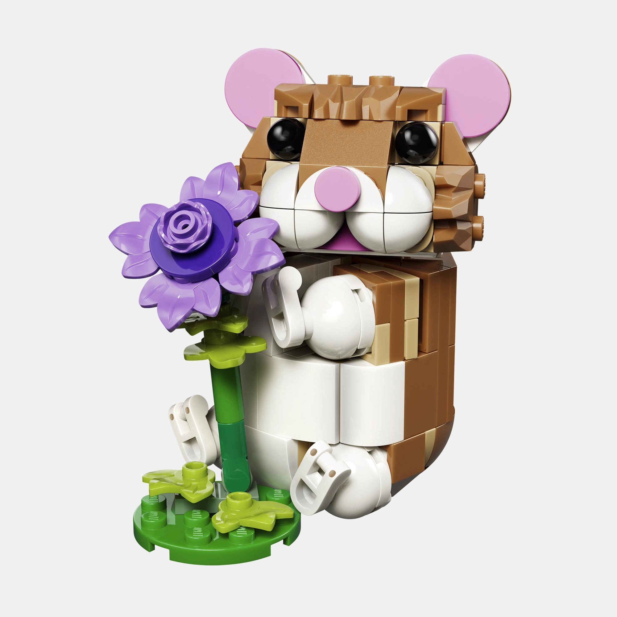 Creator Cute Hamster With A Flower - 7+ Animals 166pc